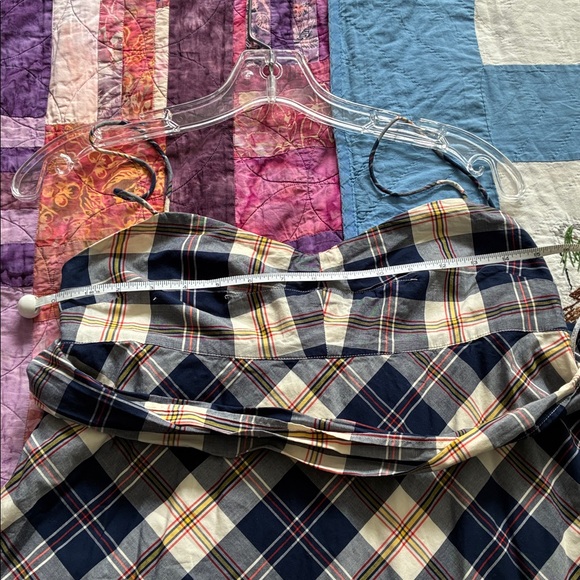 J Crew plaid cotton top - Picture 10 of 11